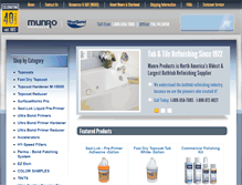Tablet Screenshot of bathtubrefinishing.munroproducts.com